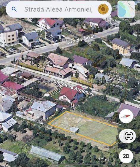 Teren intravilan Stefanesti Zavoi, utilitati, 38 m deschidere - 3