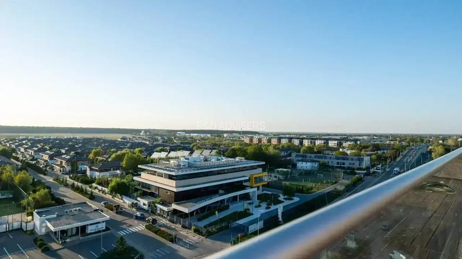 Penthouse Spectaculos 186mp Util | Padurea Baneasa | Terasa de 186mp - 15