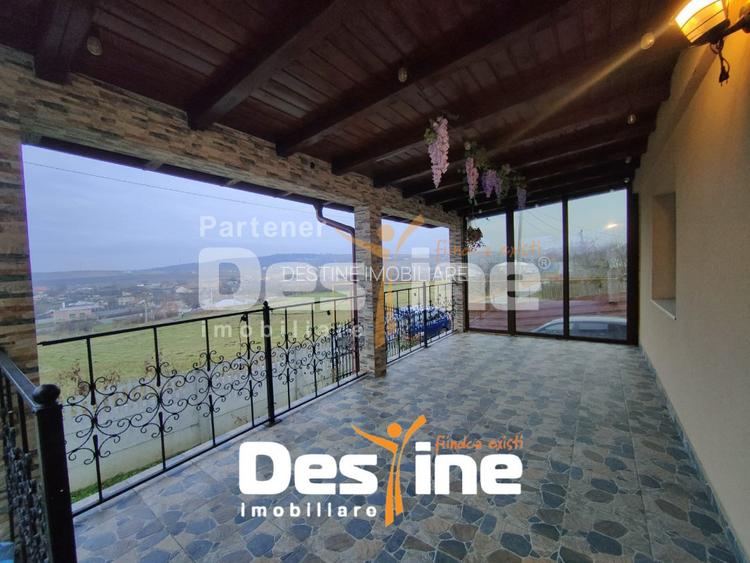 Casă individuală 4 camere 144 mp P+M + teren 429 mp mobilata la asfalt Cornești - 14