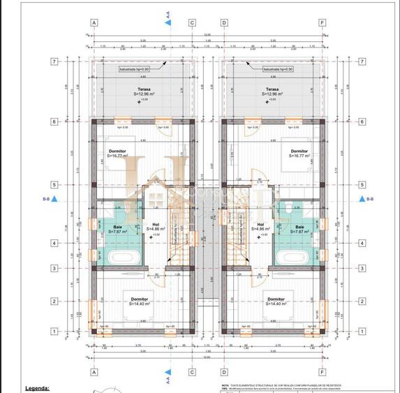Despartit prin camera tehnica.Luminos.Proiect Modern - 23