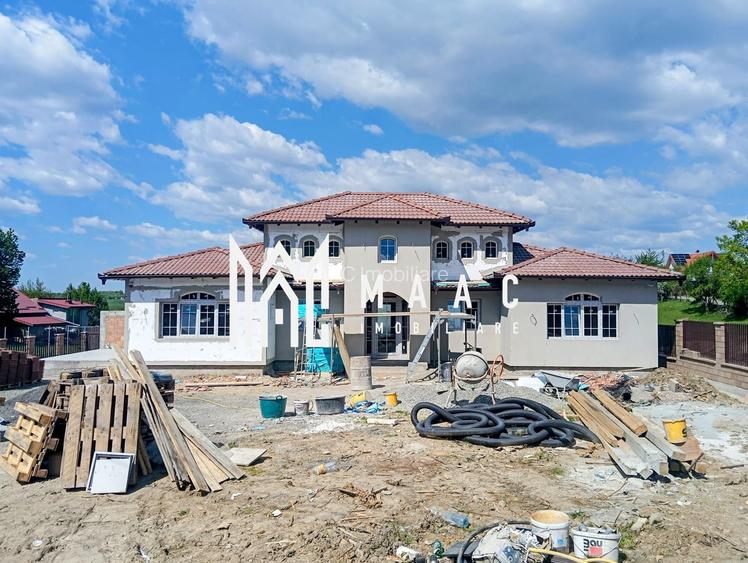 Casa stil mediteranian 4 dormitoare 800 mp teren Tocile Sibiu - 2