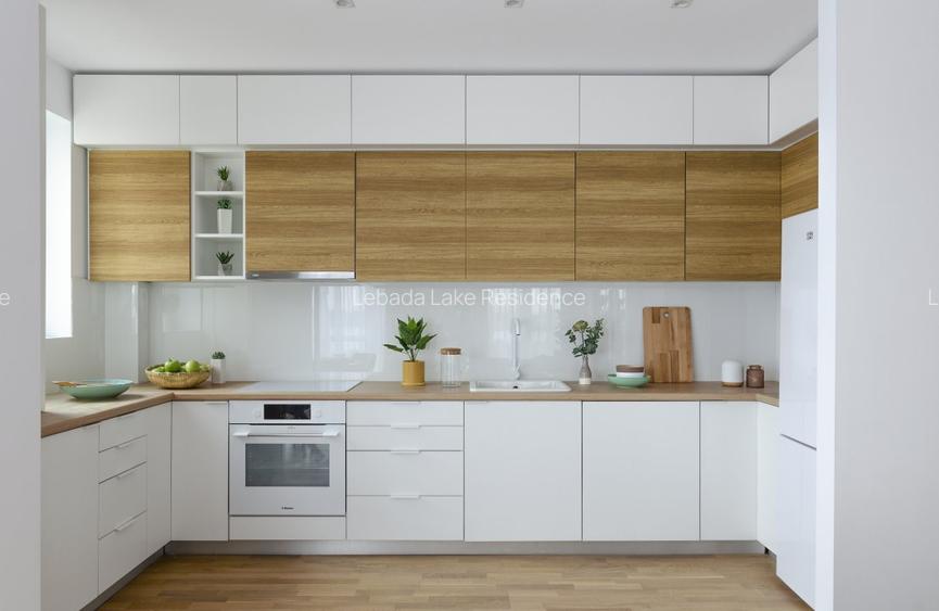 Apartament 3 camere cu gradina de 65 mp si vedere lac-Lebada Lake Residence - 5