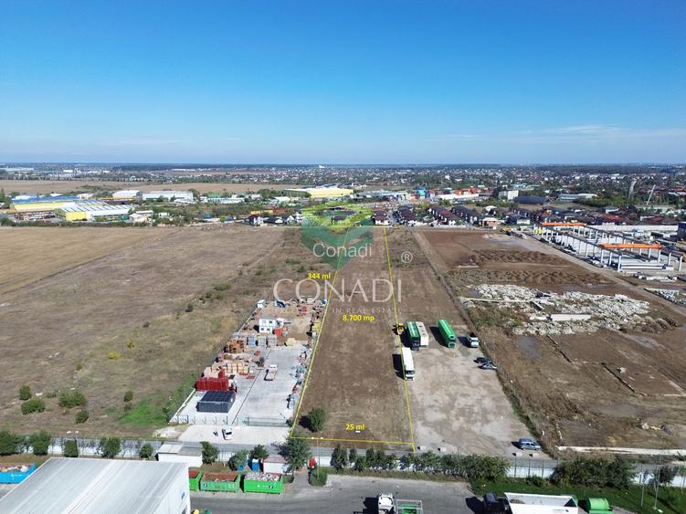 Oportunitate - Teren Chitila - 8.700 mp - pretabil pentru hale - 2