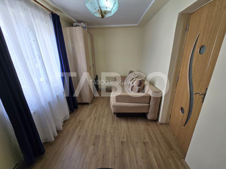 Apartament 2 camere de vanzare etajul 1 mobilat utilat Tiglari Sibiu - 4
