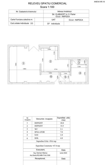Spațiu Comercial/Depozit Str. Clăbucet Nr. 5 parter din spate Preț negociabil - 3