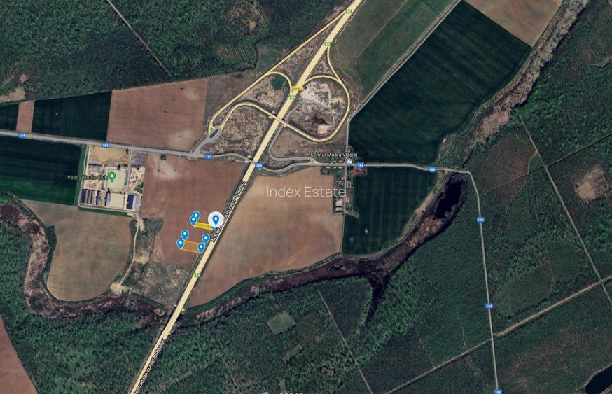 Teren intravilan 6700 mp (2200 mp si 4500 mp) cu deschidere la autostrada A3! - 3
