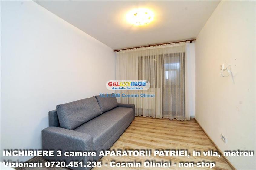 INCHIRIERE 3 camere BERCENI - Aparatorii Patriei, metrou, in vila - 12