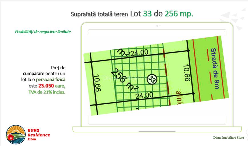 Vând teren pentru casă în intravilan în Sibiu, str Viile Sibiului. - 6