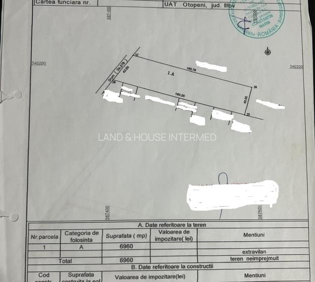 VÂNZARE TEREN - OTOPENI, STRADA CARPAȚI.OPORTUNITATE!!! - 1