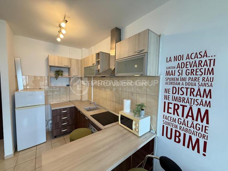 ETAJ 3! Apartament 2 camere 55mp, Granit, AC, balcon, mobilat - 4