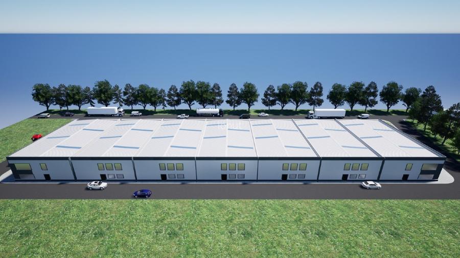 Anunt depozit / hala de vanzare – structura metalica, 540mp birou inc. - 9