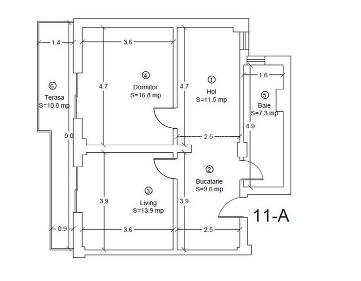 APARTAMENT 2 CAMERE BLOC NOU GIARMATA-VII - 2