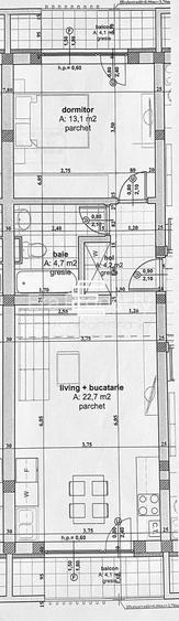 Apartament 2 camere 45 mp mobilat utilat , zona Cartierul Arhitectilor - 1