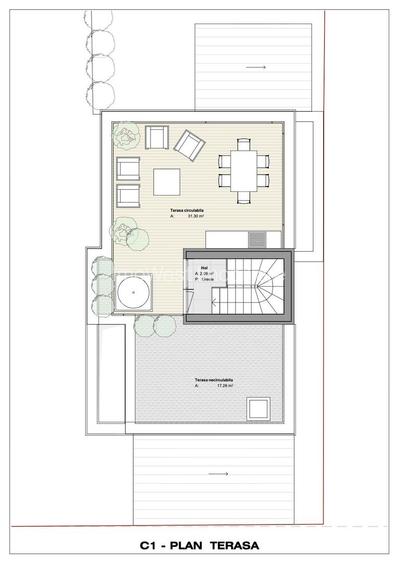Calea Buziașului | Casă individuală | Carport | Terasă circulabilă - 23