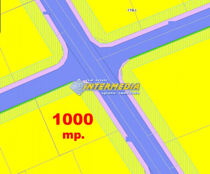 Teren intravilan de vanzare in Alba Iulia 1000 mp cu toate utilitatile - 2