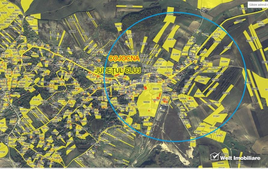 Cojocna, intravilan, 1600mp, priveliste peste bai, liniste aer curat - 3