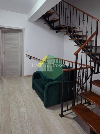 Casă tip duplex P+1+M, cu mansardă de 50 mp și curte generoasă