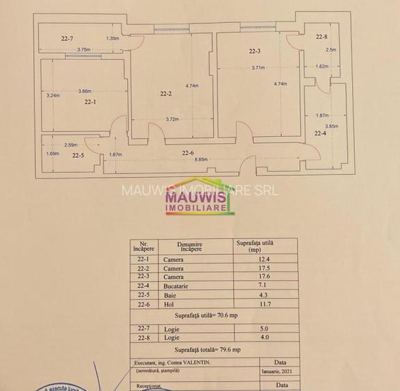 Vand apartament cu 3 camere in zona Palady - Drumul Gura Fagetului - 9