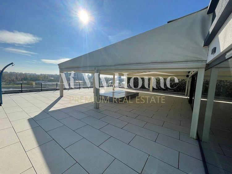 Penthouse spectaculos cu terasa 165 mp, vedere panoramica lac, Barbu Vacarescu - 3