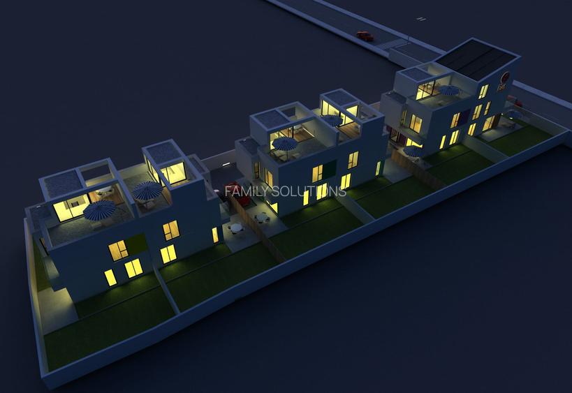 Casa deosebita P+1+Terasa panoramica. 4 cam.Util 157mp.Teren 183mp - 52