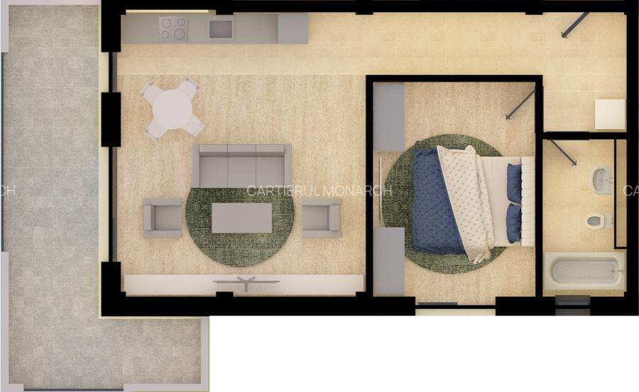 Penthouse Exclusivist | Terasă Panoramică 55 mp | Cartier Monarch, Dumbrăvița - 2