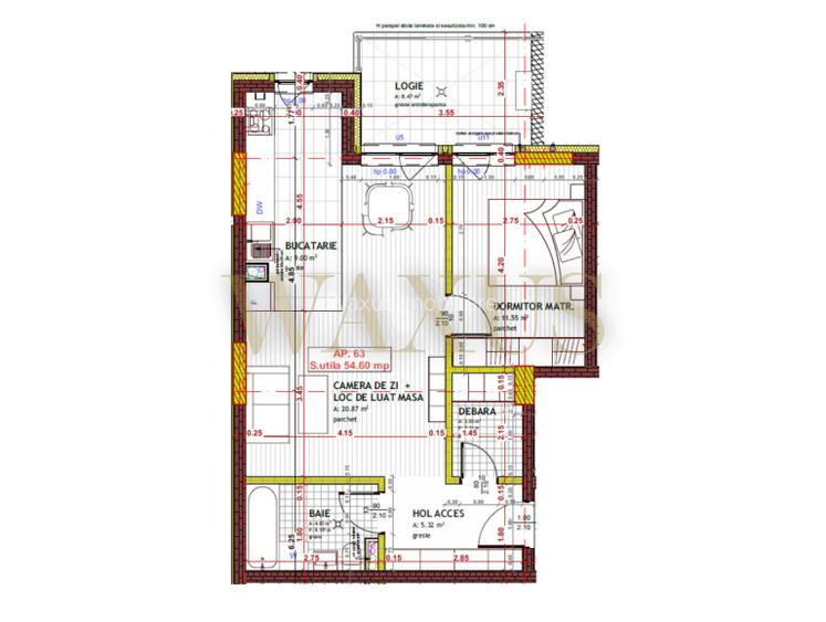 Apartament de 2 camere - Semifinisat I Logie I Parcare - Tineretului - 5