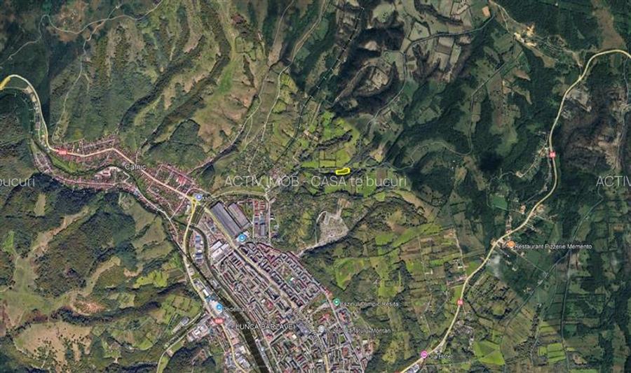 Resita, Teren Drept Intravilan, Langa Prau si Drum, Parcelabil, 4500 Mp., 15 Eur - 2