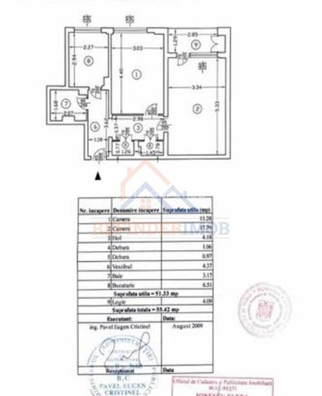 Vanzare 2 camere Decebal-Mihai Bravu 52 mp - 12