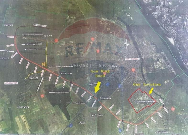 DE VANZARE Teren intravilan 500,000mp Giurgiu / Strada Sloboziei - 5