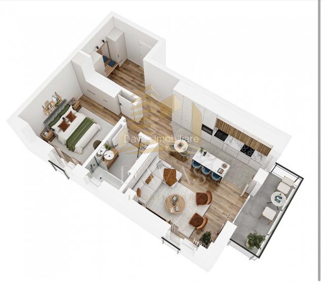 Apartament în bloc Nou de 2 camere - Parcare | Baciu - 2