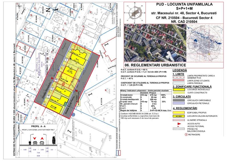 Teren pregătit pt construire S+P+1E+M cu AC și  acces la doua strazi. - 2