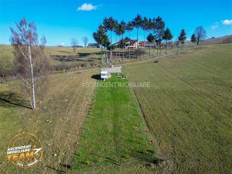 FILM! Teren extravilan 682 mp + rulota, Floroaia, Intorsura Buzaului - 12