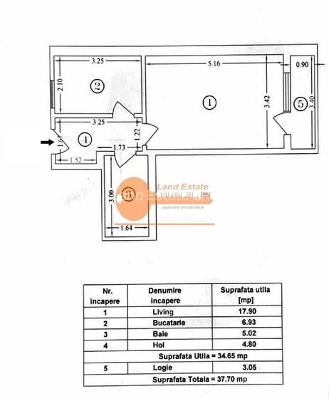 Garsonira la 10 minu de Metrou Gorjului ( Bloc din 2011) - 7