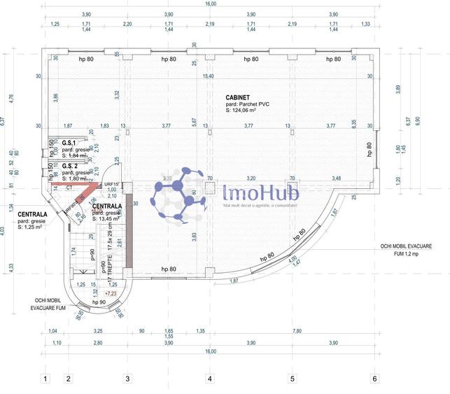 Spatiu Birouri, Etaj 1+2, 281.1 mp, Tudor Vladimirescu - Rivers Towers - 7