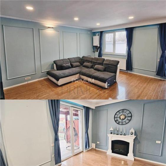 Duplex mobilat utilat - panouri solare - teren 522 mp - 2