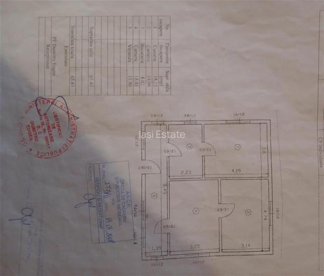 Manta Rosie  Hlincea Teren 616mp si Casa veche din caramida 81mp - 11