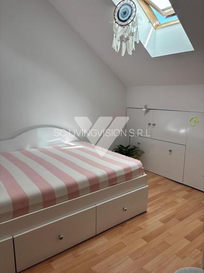 Apartament 3 camere la mansarda mobilat 76 mp Ciresica Sibiu - 4