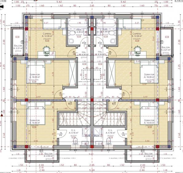 Duplex 4 camere - 3 bai - pozitie excelenta - zona Mosnita Noua