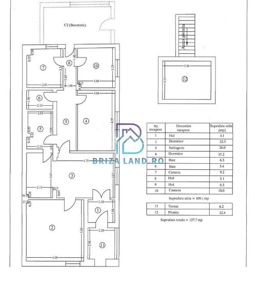 Bucurestii Noi, Biserica Basilescu, casa 183mp, 5 camere, teren 340mp - 8