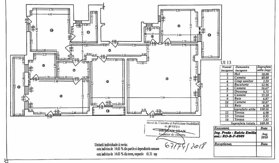 Penthouse Domenii-Tintasului | Singur pe nivel, 151 mp, parcare subterana - 5