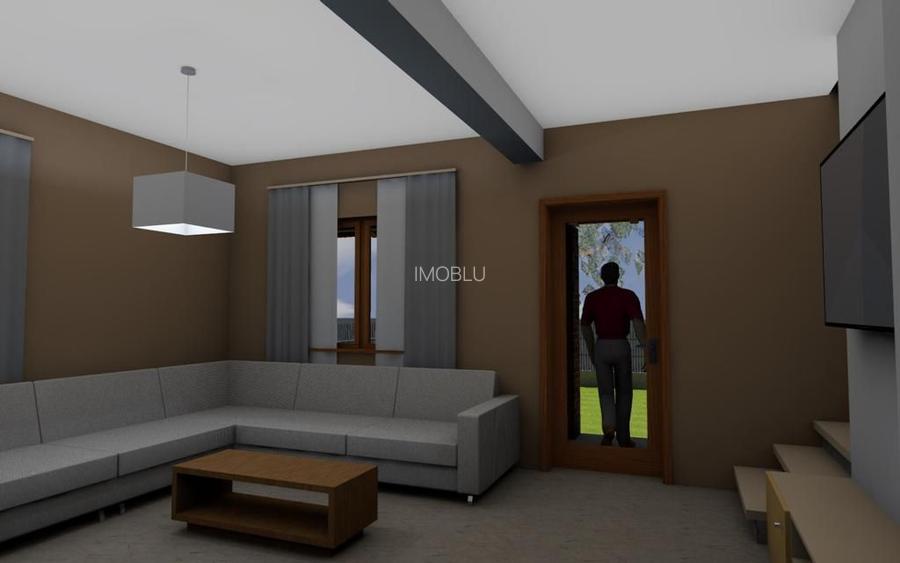 1/2 Duplex, P+1, 3 camere, 74mp SU, 265mp ST, Cartierul Primaverii! - 13