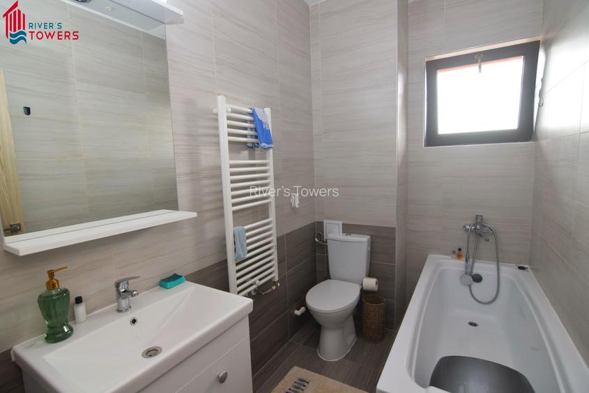 RIVERS TOWERS - DE INCHIRIAT, apartament  1 CD, bucătărie separată, baie cu geam - 5