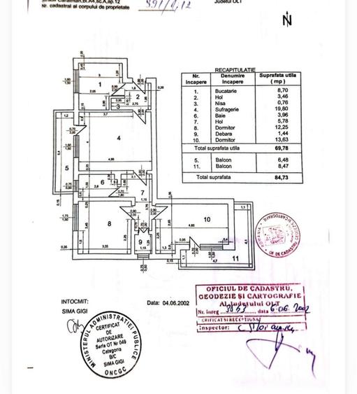 Vand apartament 3 camere semidecomandat Corabia Olt - 6