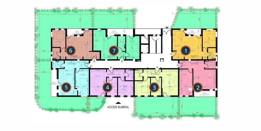 2 camere + Grădină 98mp, predare imediata, zonă liniștită Calea Aradului - 3