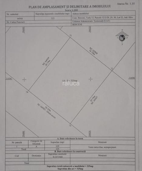 Teren intravilan 325 mp – Comuna Berceni, Strada Zanelor – Zona case - 5