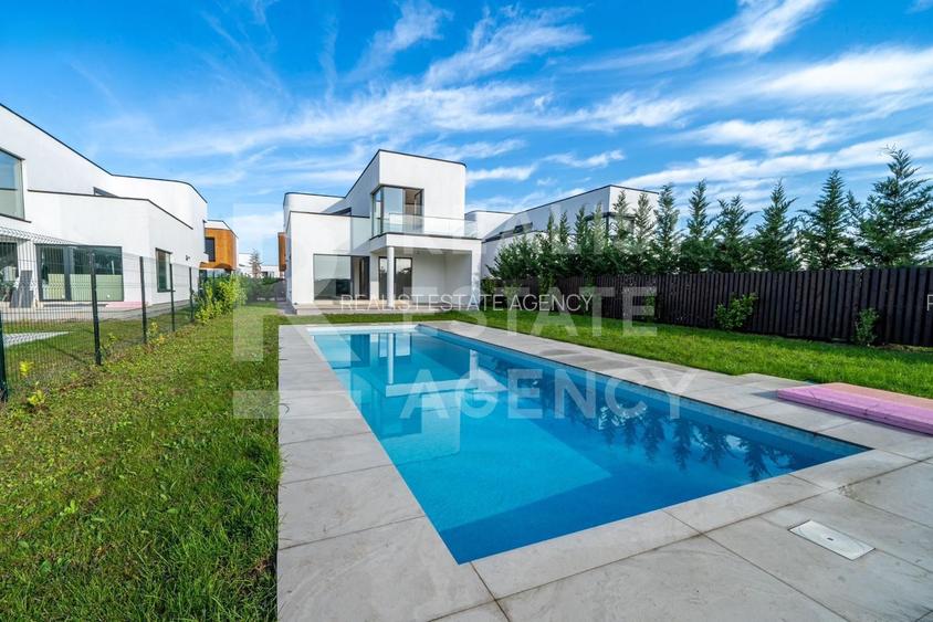 Vilă + piscină în Corbeanca, preț promo 399.000€, 2 locuri de parcare - 4