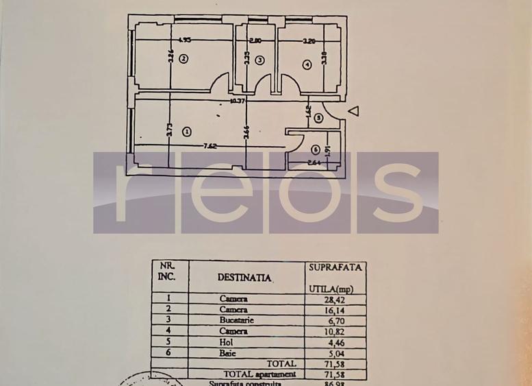 DE VANZARE 3 CAMERE  + TERASA 29 MP ZONA GRIVIȚA-DOMENII - 7