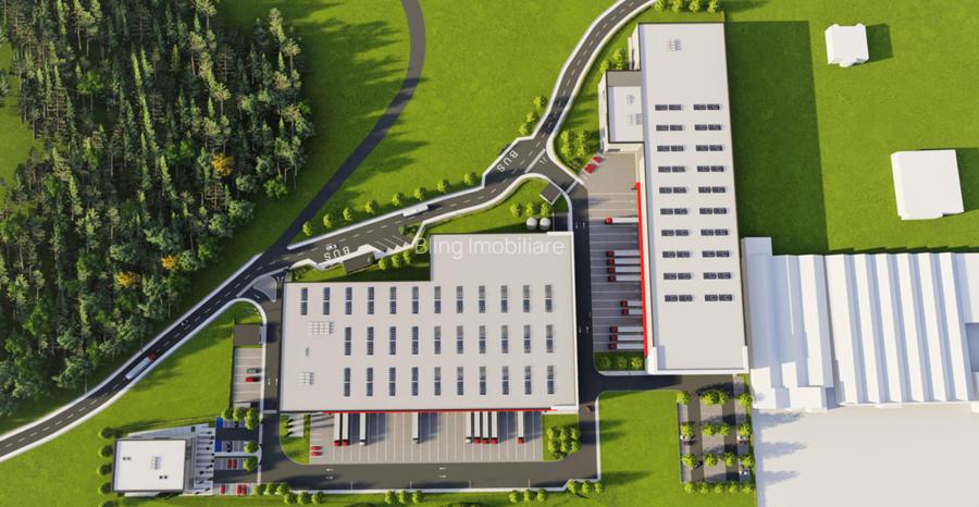 Teren cu PUZ 44.000mp Parc industrial / Tehnologic Apahida langa DN - 2