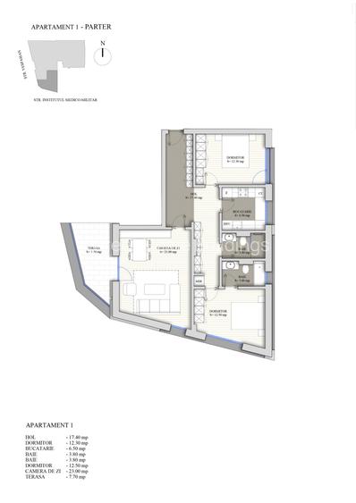 Apartament cu 3 Camere Decomandate - Plevnei - Gara de nord - Sector 1 - 1