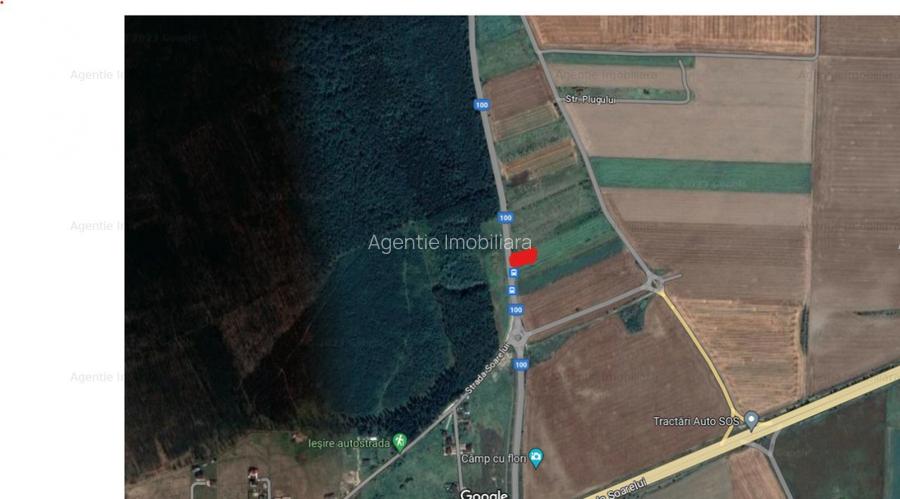 Teren Branesti 1016 mp - intre padure si A2 - Comision 0% - 5